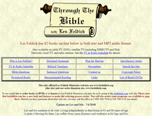 Tablet Screenshot of lesfeldick.org